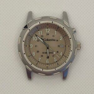 Vintage Columbia Men's Wrist Watch 38mm - Date, Backlit, 50m Water Resistant